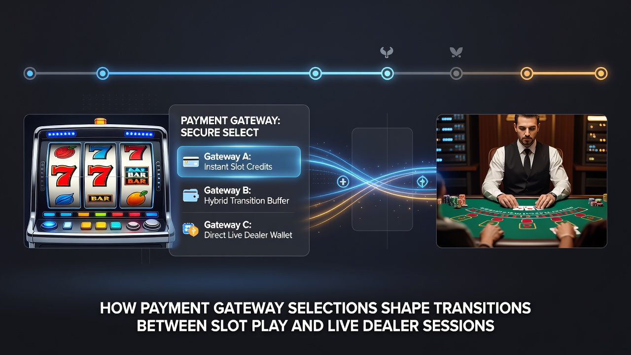 User navigating payment gateway options while switching from slots to live dealer games on a mobile app
