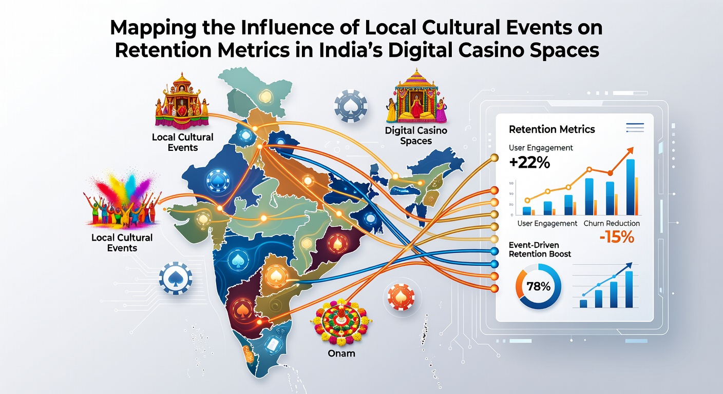 Map overlay showing Indian festival dates aligned with digital casino login spikes across major states