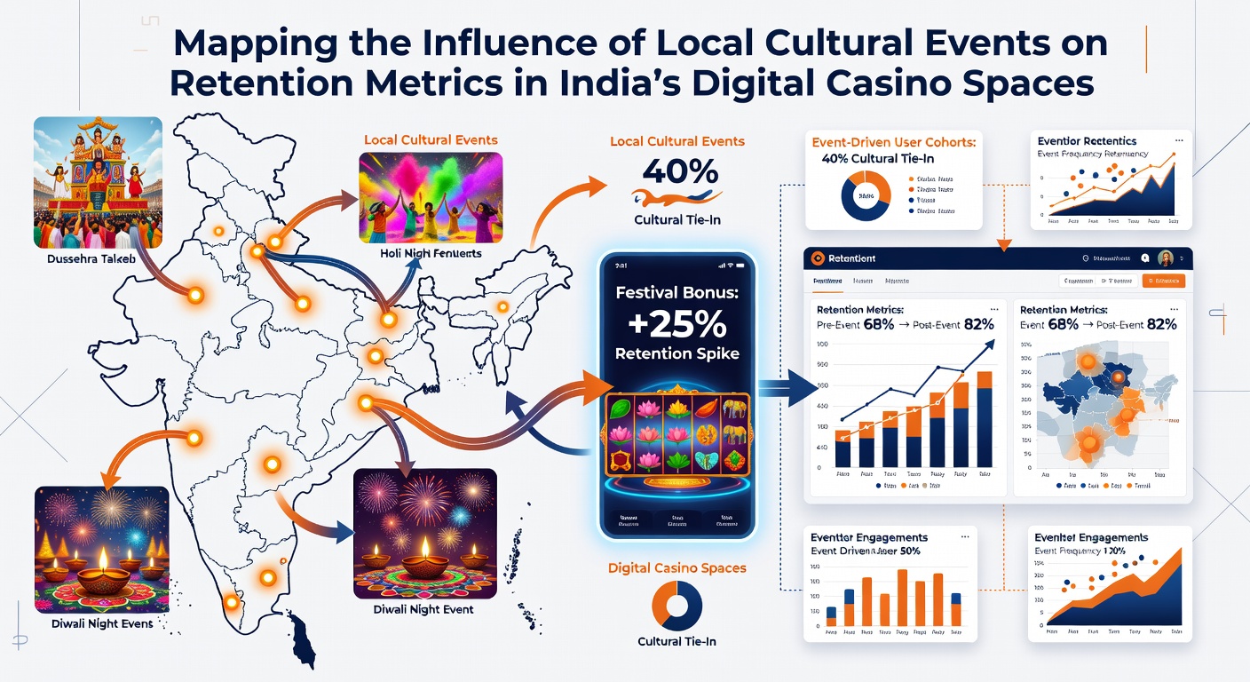 Graph comparing retention curves during Diwali, Holi, and regional harvest festivals in Indian digital casino platforms