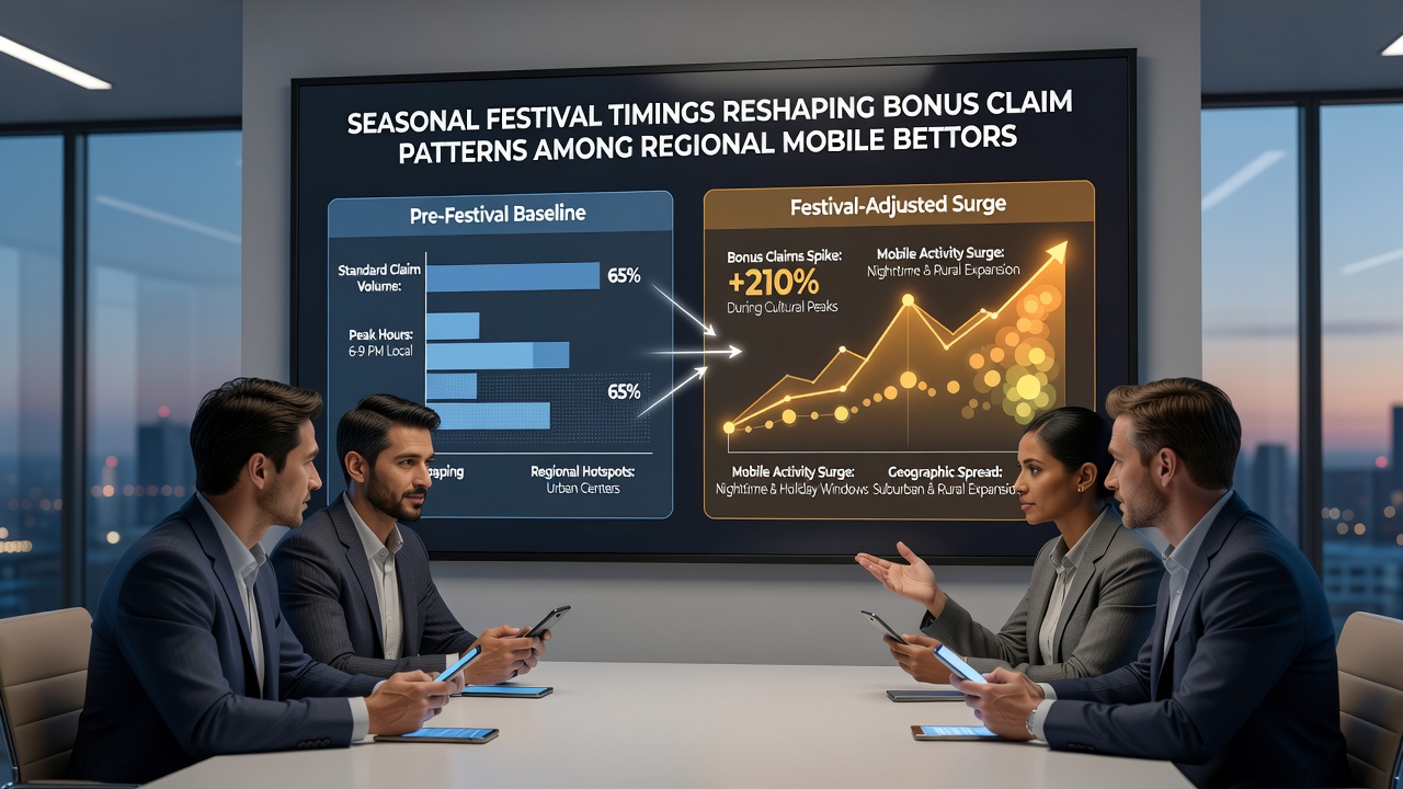 Data dashboard displaying regional bonus claim spikes aligned with festival calendars in 2026
